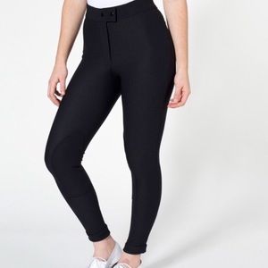 American apparel Black riding high waist pants